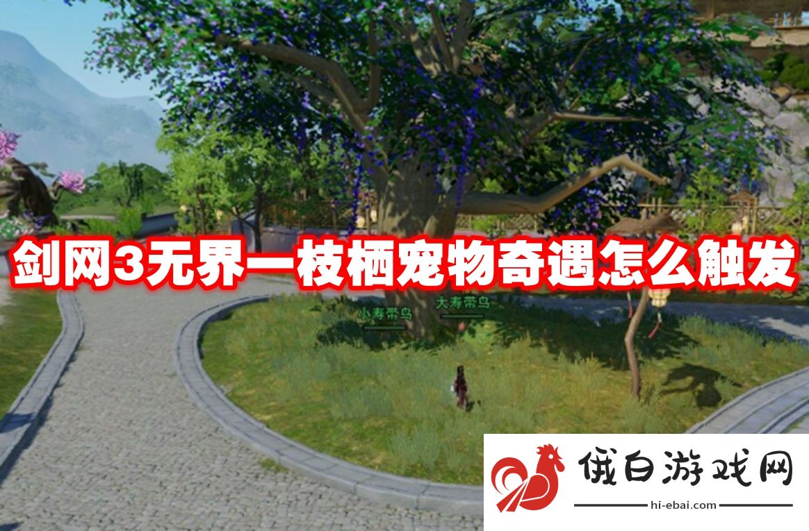 剑网3无界一枝栖宠物奇遇怎么触发