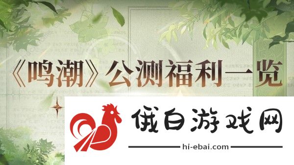 鸣潮公测奖励有哪些 最新公测福利一览图片1