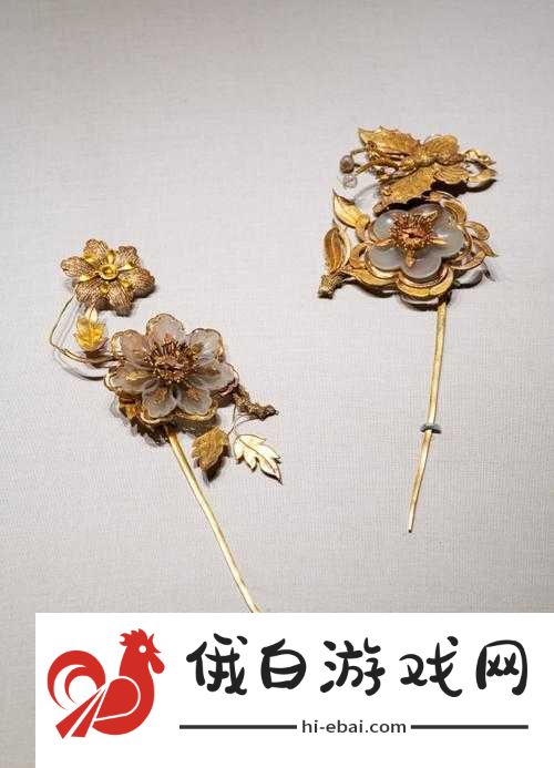 金玉花首簪