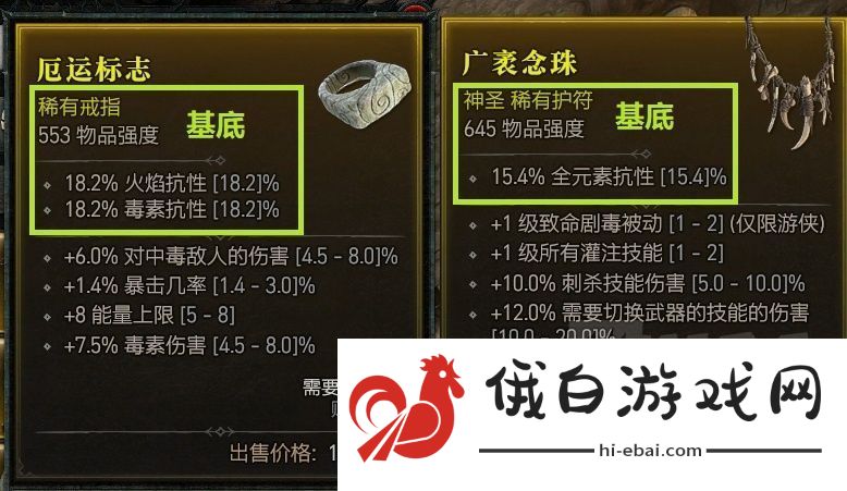 暗黑4物品强度分级攻略