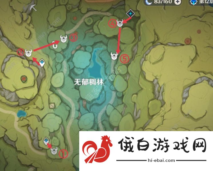 原神纳西妲突破天赋材料速刷攻略 蕈兽分布位置及材料获取图片11