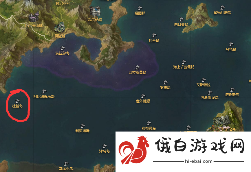 命运方舟杜基岛怎么进