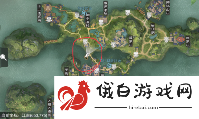 楚留香6月20日坐观万象位置一览
