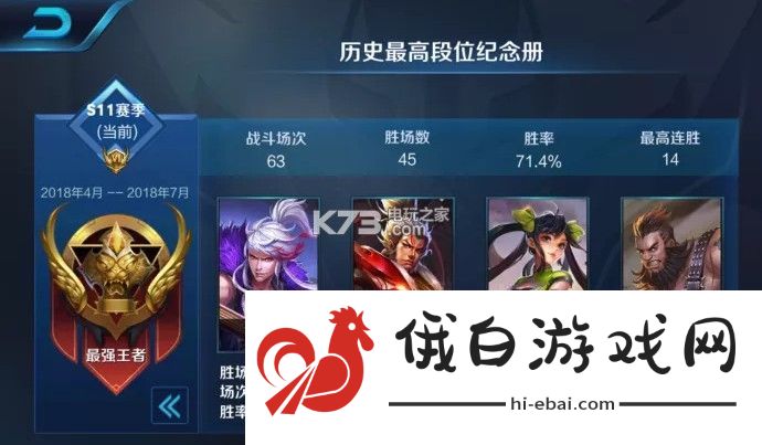 王者荣耀S11高渐离铭文出装推荐