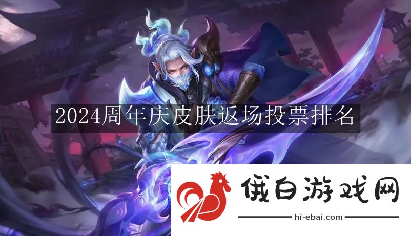 《王者荣耀》2024周年庆皮肤返场投票排名