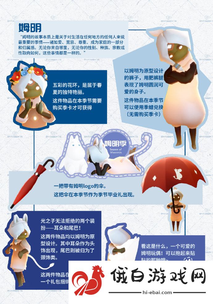 《光遇》姆明季装扮一览