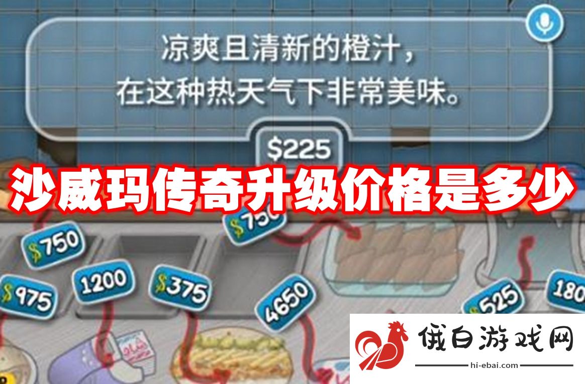 沙威玛传奇升级价格是多少