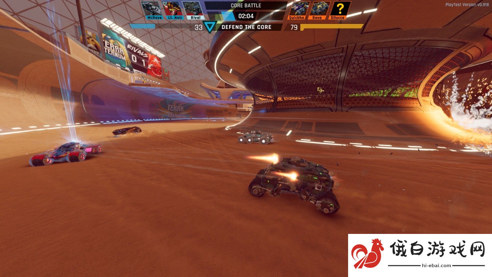 《Rivals Hover League》Steam页面开放 车辆战斗PvP游戏