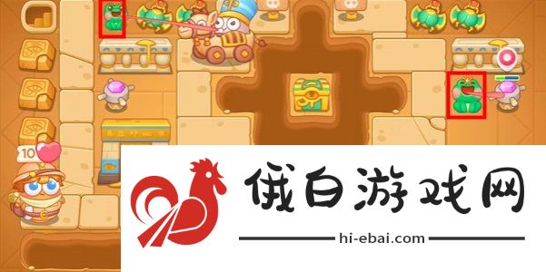 《保卫萝卜4》法老归来第110关通关攻略