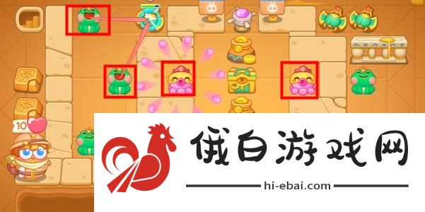 《保卫萝卜4》法老归来第110关通关攻略