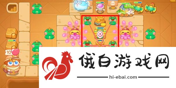 《保卫萝卜4》法老归来第110关通关攻略