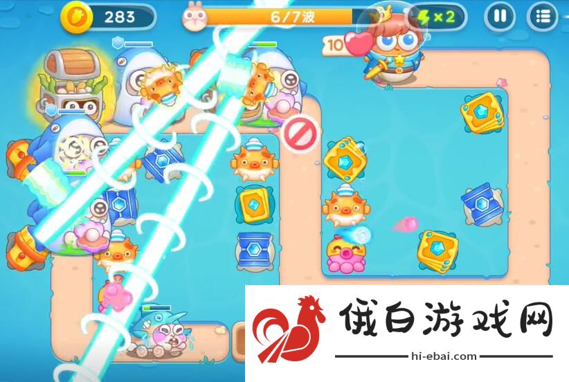 保卫萝卜4海的闺女第40关怎么过 海的闺女第40关通关攻略图片6