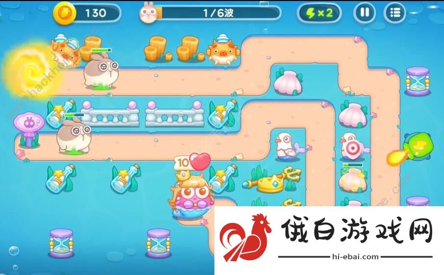 保卫萝卜4海的闺女第39关怎么过 海的闺女第39关通关攻略图片1