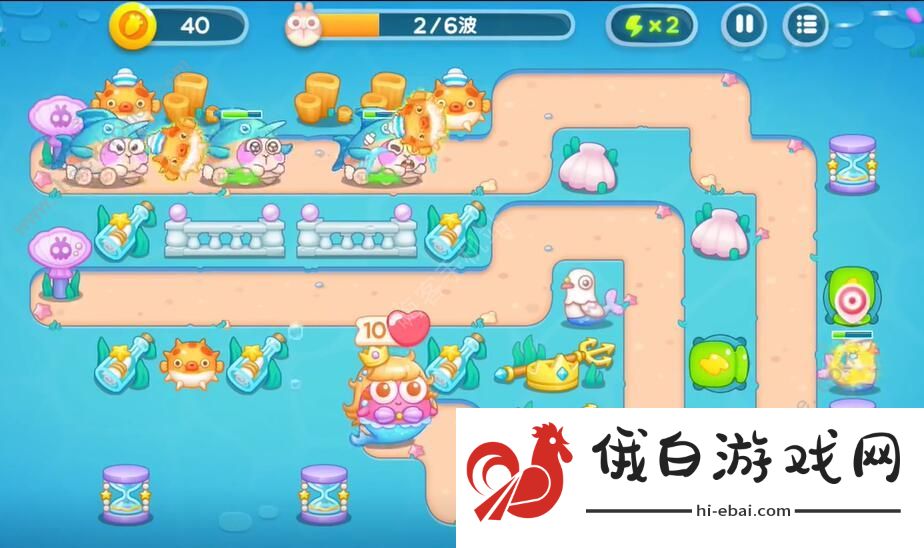 保卫萝卜4海的闺女第39关怎么过 海的闺女第39关通关攻略图片2