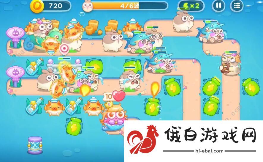 保卫萝卜4海的闺女第39关怎么过 海的闺女第39关通关攻略图片5