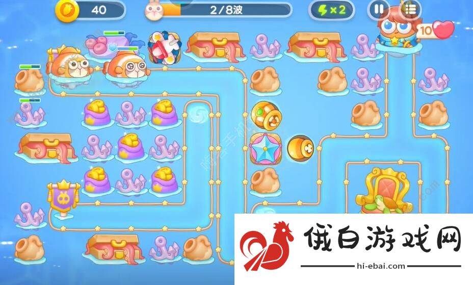 保卫萝卜4海的闺女第34关怎么过 海的闺女第34关通关攻略图片2