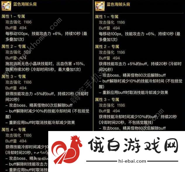 dnf海贼头肩必带词条有哪些 海贼头肩必带词条属性推荐图片1