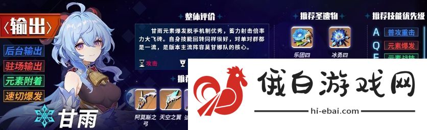 原神6主c角色强度排行