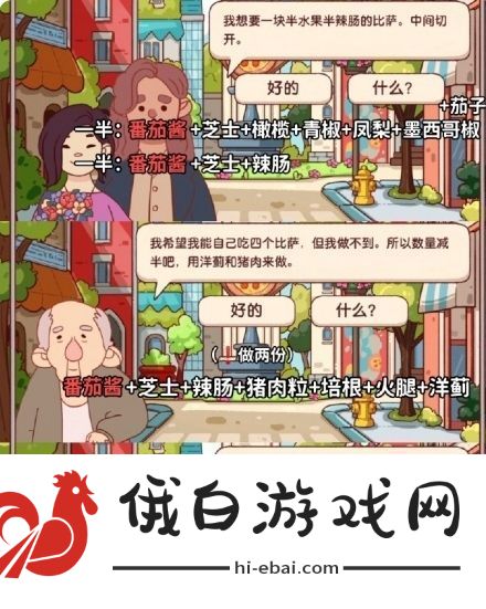 可口的比萨十周年餐车第6关通关攻略