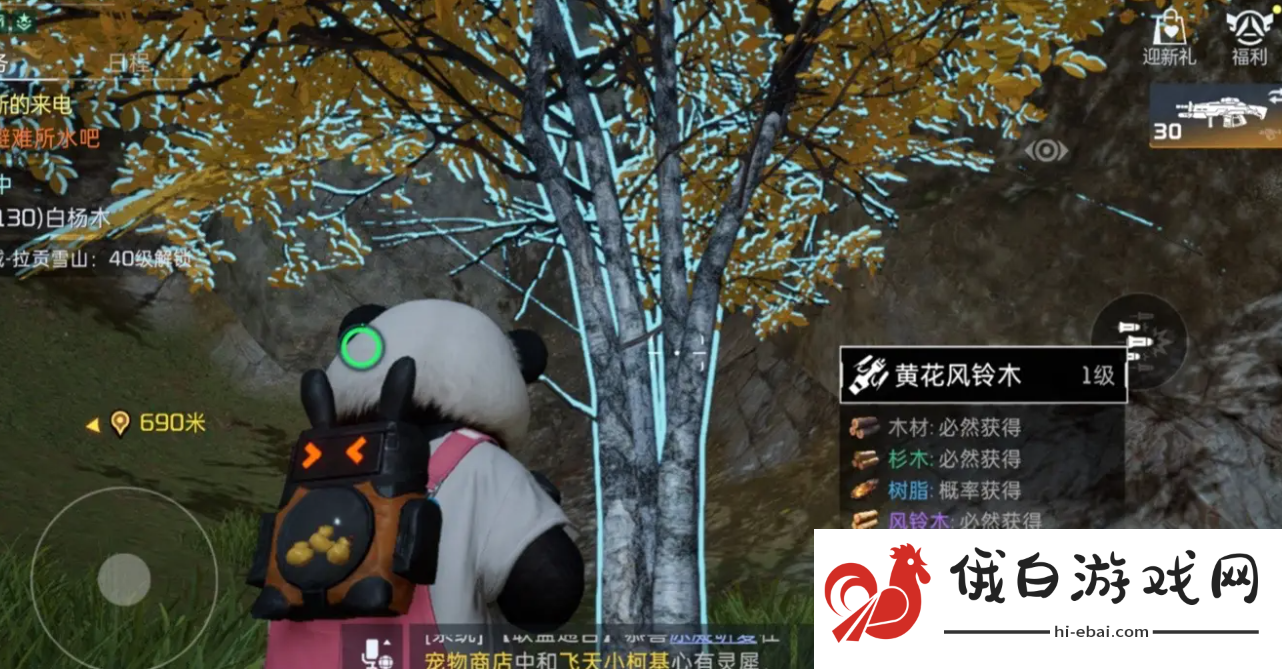 星球重启黄花风铃木位置在哪