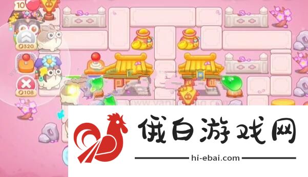 保卫萝卜4秋妃传第105关怎么过 秋妃传第105关三星通关教程图片2