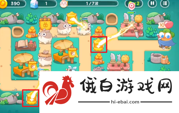 《保卫萝卜4》秋天DE第1杯奶茶第18关攻略