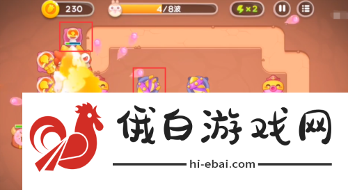保卫萝卜4饿龙传说第8关怎么过关卡攻略图解地图成就快速解锁方法