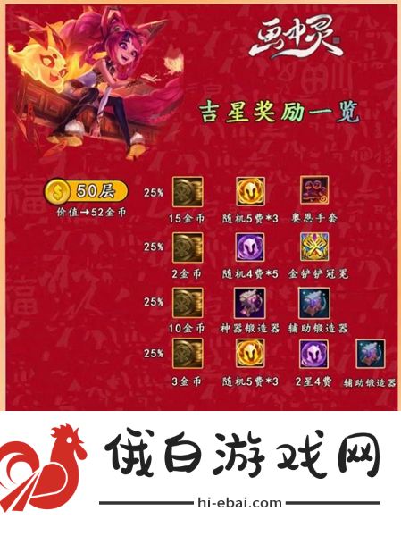 《云顶之弈手游》吉星阶段奖励神秘大奖介绍