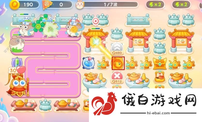 保卫萝卜4周赛5月5日攻略 周赛5.5怎么满星通关图片2