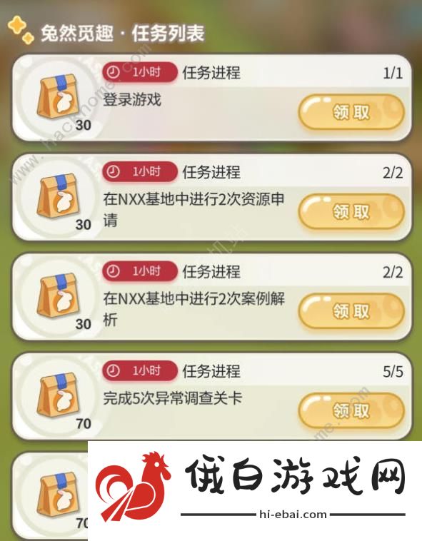 未定事件簿左然兔然觅趣攻略 左然兔然觅趣全任务完成奖励一览图片2