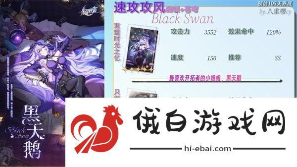 崩坏星穹铁道新版黑天鹅培养攻略 黑天鹅光锥遗器选择推荐图片9