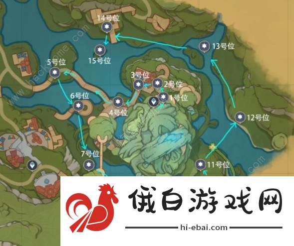 原神琉形蜃境攻略大全 琉形蜃境欢兴礼卷宝箱收集路线图图片6