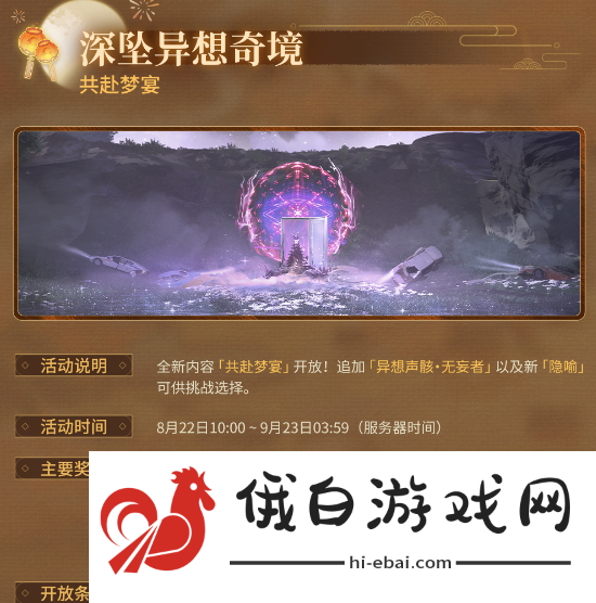 《鸣潮》深坠异想奇境共赴梦宴怎么玩