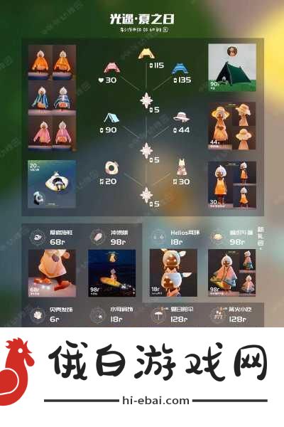 光遇新季光辉季物品概览及兑换图，全面掌握，竞技场与活动双赢攻略