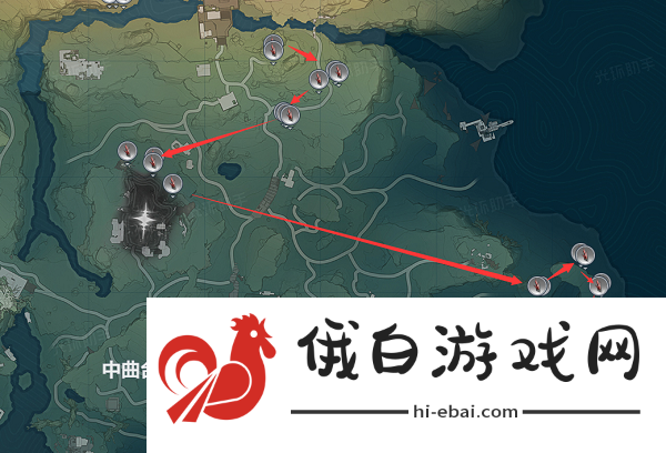 鸣潮红针晶簇在哪采集