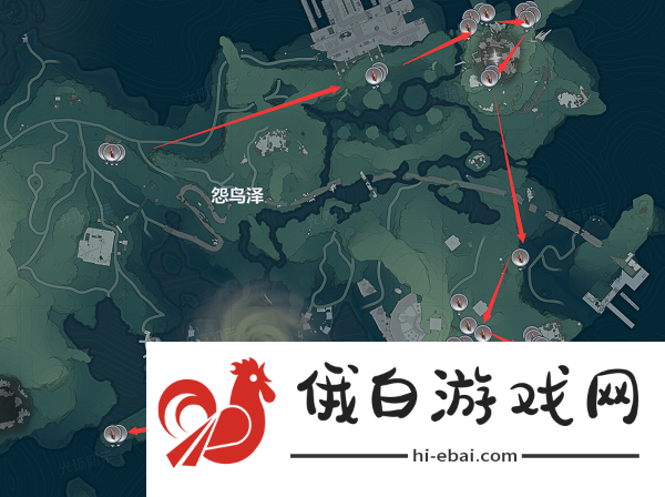 鸣潮红针晶簇在哪采集