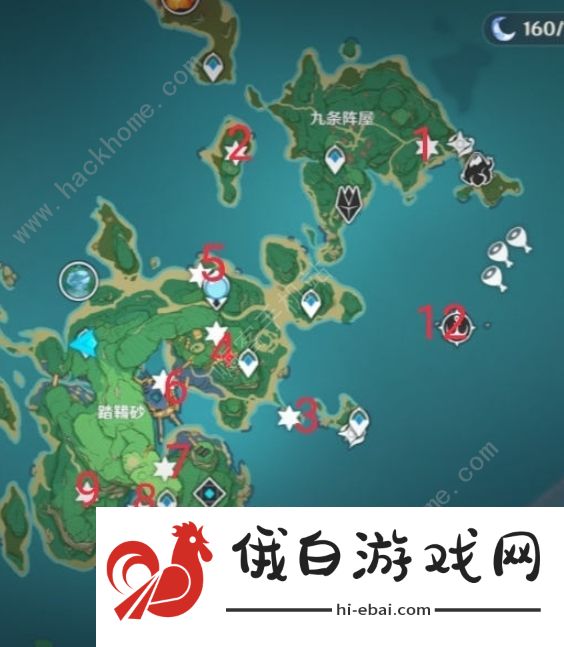 原神神无冢雷樱树位置大全 神无冢雷草宝箱全收集攻略图片1