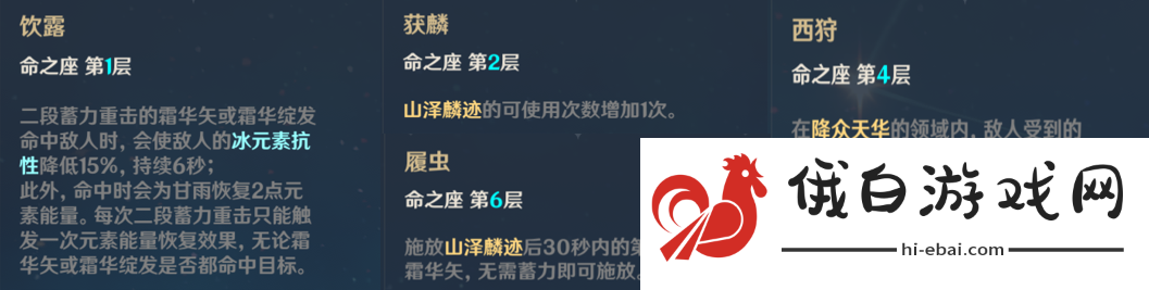 原神甘雨培养攻略