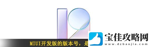 miui开发版的版本号是以什么命名的MIUI12