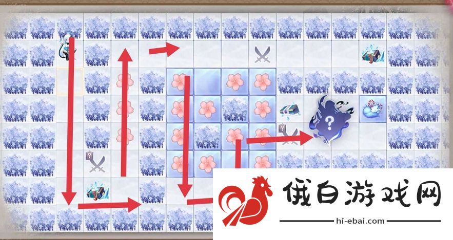 阴阳师雪落樱祭第一天通关攻略 落樱祭第一天通关路线图图片1
