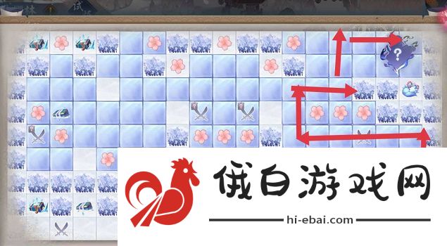 阴阳师雪落樱祭第一天通关攻略 落樱祭第一天通关路线图图片2
